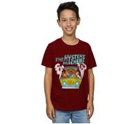 (12-13 Years, Burgundy) Scooby Doo Boys Mystery Machine T-Shirt