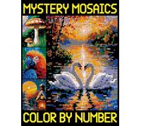 Mystery Mosaic Color by Number: Pixel Coloring Book for Adults, Women and Teens for Stress Relief and Relaxation (Quest Color by Number Coloring Book)