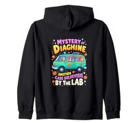 Mystery Of Diachine Cryptic Phrase - Enigmatic Riddle Puzzle Zip Hoodie