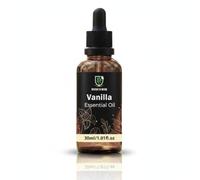 Mystery Of Nature Vanilla Essential Oil 30ml, 100% Pure Sweet Vanilla Oil for Diffuser, Humidifier, Comfort, DIY Candles & Soaps