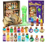 Mystery Potions Kit for Kids, 20 Magic Mix Wizard Potion Bottles, Craft Toys Creative Birthday Christmas Gifts for Boys & Girls Age 6 7 8 9 10+