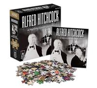 Paul Lamond Games 7215 Classic Mystery Jigsaw Puzzle-Alfred Hitchcock, Black, 1000