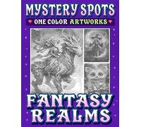 Mystery Spots One Color Fantasy Realms: A Meditative Journey Through Hidden Worlds and Intricate Dot Art