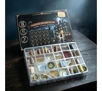 Mystery Train 24-Day Advent Calendar - Christmas Escape Room Game，24pcs B | 24 days of hands-on clues, riddles and one final case to crack - a screen-free escape room night for the family.