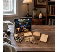 Mystery Train 24-Day Advent Calendar - Christmas Escape Room Game，24pcs D | 24 days of hands-on clues, riddles and one final case to crack - a screen-free escape room night for the family.