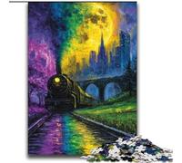 Mystery Train Jigsaws Puzzles 2000 Pieces for Adults Gifts, Suitable for Ages 14 And Up Improve Memory Gifts Ideas (70x100cm)