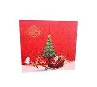 Mystery Wrapping Paper Decorative Sheets for Crafting Festive Holiday Surprise Designs (Red, 33X30CM)