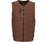 Mystic 2025 Mens Outlaw Front Zip Wake Impact Vest - Brown