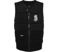 Mystic 2025 Mens Poseidon TS Front Zip Wake Impact Vest - Black