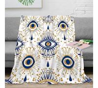 Mystic 3D Printed Eye Blanket Soft Microfiber Home Decor All-Seeing Eye Throw Blanket for Sofa Bedroom Adults Teens 50x60(127x152cm)
