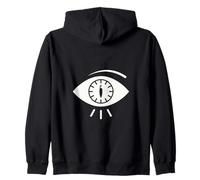 Mystic All Seeing Eye Minimal Esoteric Symbol Artwork Design Zip Hoodie