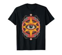 Mystic All Seeing Eye Spiritual Star Vintage Esoteric T-Shirt