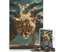 Mystic Animals 1000 Pieces Jigsaws Adults Puzzles Gifts Memory Upgrade Leisure Time Sharp Cut Wall Art Decor (38x52cm)