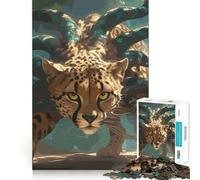 Mystic Animals 1000 Pieces Jigsaws Adults Puzzles Gifts Memory Upgrade Leisure Time Sharp Cut Wall Art Decor (38x52cm)