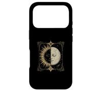 Mystic Astral Lunar Celestial Sun And Moon Face Case for iPhone 17 Pro