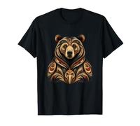 Mystic Bear Totem with Sacred Eagle Spirit T-Shirt