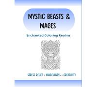Mystic Beasts & Mages - Enchanted Coloring Realms: Intricate Fantasy Coloring Book for Adults with Mythical Creatures & Mages (Enchanted Coloring Journeys Series)
