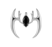Mystic Black Gemstones Lip Accessories Sophisticated Alloy Materials Comfort Wear For Day To Night Styling Versatile Clip On Lip Piercing Alternative