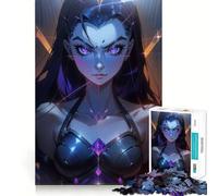 Mystic Black Widow Jigsaw Puzzle for Adults 1000 Pieces Intellect Toy Peaceful Fun Precise Cut Santa Wish List (50x75cm)