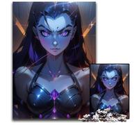 Mystic Black Widow Piece Jigsaw Puzzle Challenging Puzzles Ideal for Family Fun RelaxationHoliday Gifts 1000 PCS(38x26cm)