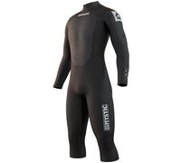 Mystic Brand 3/2mm Back-Zip Shortleg Flatlock Wetsuit - Black 210313