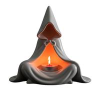 Mystic Candle Holder, Halloween Ghost Tea Light Candle Holders, Ghost Witch Shape Candlestick for Fall Season School Festivals Family Gathering Living Room Study