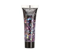 Mystic Chunky Face & Body Glitter Gel by Moon Glitter - Fairytale - Cosmetic Festival Glitter Face Paint for Face, Body, Hair, Nails - 12ml