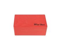Mystic City Wise Skies Mini Rollers Box Compact Wooden Storage Case for Rolling Essentials Organizer Rolling Box (Red)