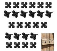 Mystic Colonial Medieval Iron Clavos Decorative Nails Cast Iron Clavos for Wood | Rustic Decorative Nail Heads, Nailhead Studs & Gothic Bolts for Doors & Furniture : Pack of 25