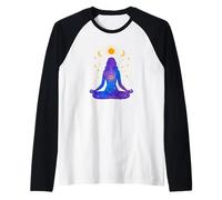 Mystic Cosmic Meditation Spiritual Awakening Energy Raglan Baseball Tee