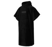 Mystic Cotton Deluxe Poncho or Changing Robe Towel for Beach Watersports & Surfing - Black - Unisex