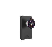 Mystic Crystal Ball Celestial Moon Purple Floral Fortune Tel PopSockets PopWallet for MagSafe