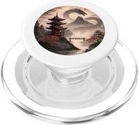 Mystic Dragon Aesthetic, Japanese Fantasy Apparel. PopSockets PopGrip for MagSafe