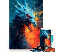 Mystic Dragon Painting Jigsaw Puzzles for Adults 1000 Mind Exercise Toy Relax Time Design Assembly (38x52cm)