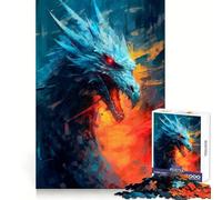 Mystic Dragon Painting Jigsaw Puzzles for Adults 1000 Mind Exercise Toy Relax Time Design Assembly (38x52cm)