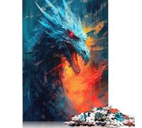 Mystic Dragon Painting Puzzles 1000 Pieces for Teenagers Gifts Puzzle for Adults And Teenager for Adults Teenagers Age 12+ 1000pcs (75x50cm)