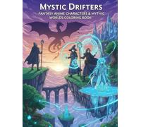 Mystic Drifters: Fantasy Anime Characters & Mythic Worlds Coloring Book