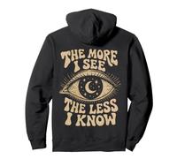 Mystic Eye The More I See The Less I Know Cosmic Vibe Moon Pullover Hoodie