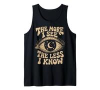 Mystic Eye The More I See The Less I Know Cosmic Vibe Moon Tank Top