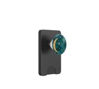 Mystic Forest Elegant Dark green color crescent moon PopSockets PopWallet for MagSafe