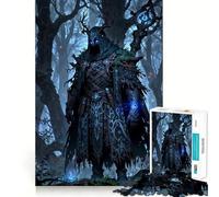Mystic Forest Guardian Adult Jigsaw Puzzles 1000 Pieces Mind Exercise Toy Calming Play Design Assembly Amazing Present (38x26cm)