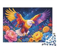 Mystic Forest Jigsaw Puzzles 1000 Pieces Recycled Material Dark Neon Adult Jigsaws Developing Boy & Girl‘s Intelligence Parent Child Game Activity 52x38cm/1000pcs