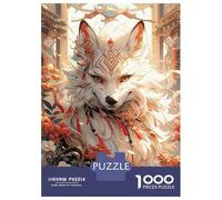 Mystic Fox 1000 Piece Jigsaw Puzzle Paper for Adults Animal Art Jigsaw Puzzle for Family Relaxation Home Decor 52x38cm/1000pcs