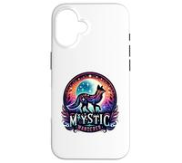 Mystic Fox Under Lunar Glow, Celestial Rainbow Night Scene Case for iPhone 16