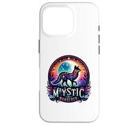 Mystic Fox Under Lunar Glow, Celestial Rainbow Night Scene Case for iPhone 16 Pro