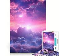 Mystic Glowing Clouds Jigsaw Puzzles for Teenagers 1000 Piece Mental Toy Leisure Fun Premium Cut Thoughtful Gift (50x75cm)