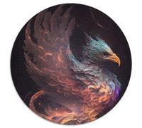 Mystic Griffin 1000 Piece Jigsaw Puzzles for Adults 1000-Piece Round Jigsaw Puzzle Brain Challenge Gift, Educational Activity for Teenagers (Size 67.5x67.5cm)