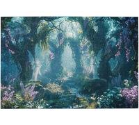 Mystic Guardians Protect Enchanted Forest 1000 Piece Wooden Jigsaw Puzzle, Family Friend Gift 29.5x19.7 Inch