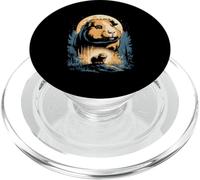 Mystic Guinea Pig Under Moon Forest PopSockets PopGrip for MagSafe