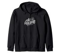 Mystic Gypsy Soul Bohemian Wanderer Psychedelic Hippie Zip Hoodie